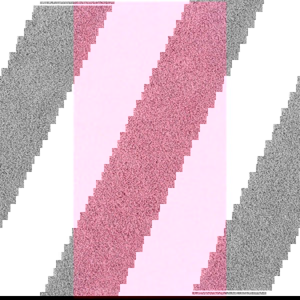 Shaggy Pink Colour Rug durable and soft, high quality