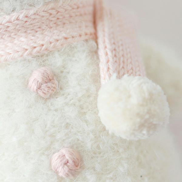 cuddle+kind - Christmas Baby Animal Collection - Baby Snowman - Blush