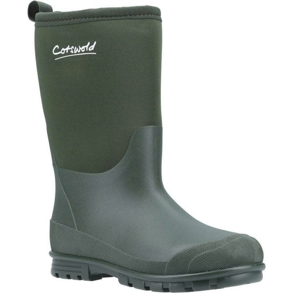 Cotswold Childrens/Kids Hilly Neoprene Wellington Boots - Green