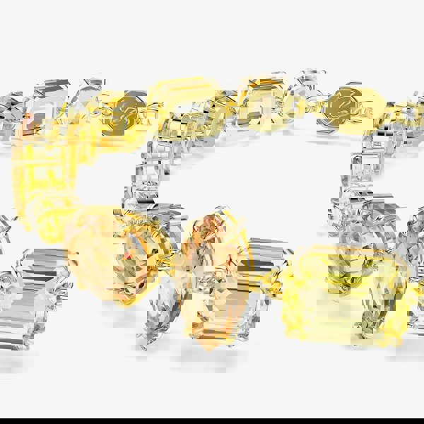 Swarovski Gema Gold Tone Plated Mixed Yellow Crystal Bracelet 5718072
