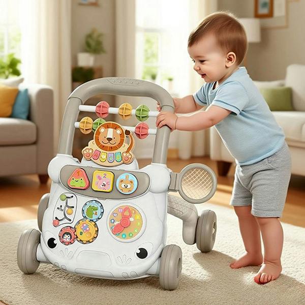 Dragodirect Multifunctional Baby Walking Cart with Detachable Game Board Balance