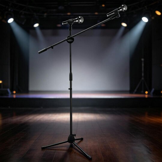 Havendro Professional Adjustable Microphone Mic Stand Boom Arm Holder Tripod Stage Studio