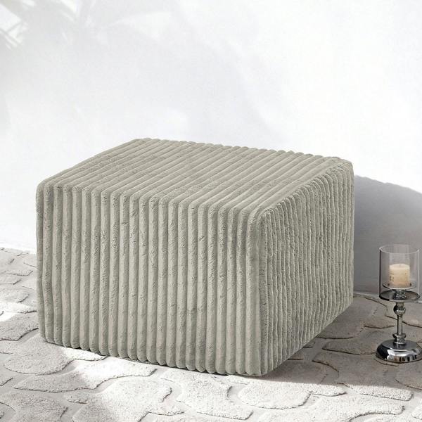 Groundlevel Camden Velvet Footstool