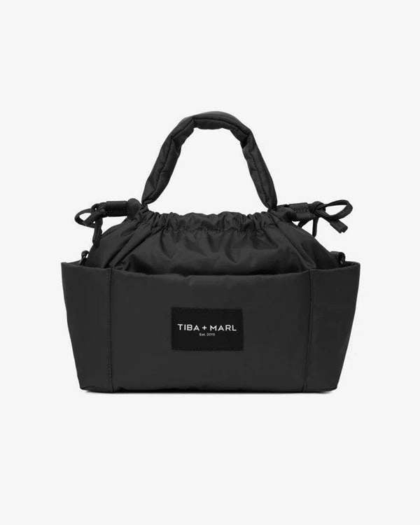 Tiba + Marl Mini Luna Drawstring Stroller Bag Black