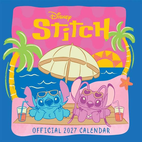 Disney, Stitch Calendar 2027, Wall Calendars, Month To View, Entertainment, Gift