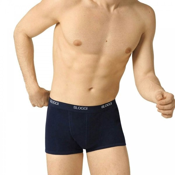 Sloggi Basic Short Boxer Trunk, Night Blue