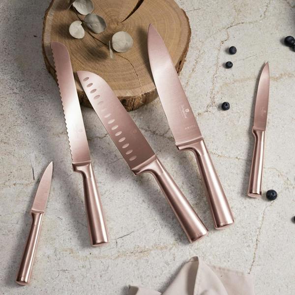 Berlinger Haus 6 pcs Knife Set with Wood Stand Berlinger Haus BH3126