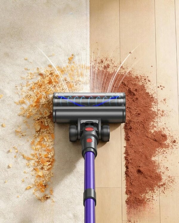 Teendow Cordless Handheld Vacuum Cleaner with 500W, 40KPa Brushless Motor and 60min Runtime