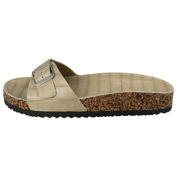 Spot On Ladies Spot On Open Toe Slip On Mule