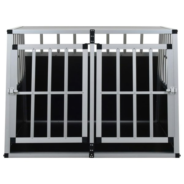 Berkfield Dog Cage with Double Door 94x88x69 cm