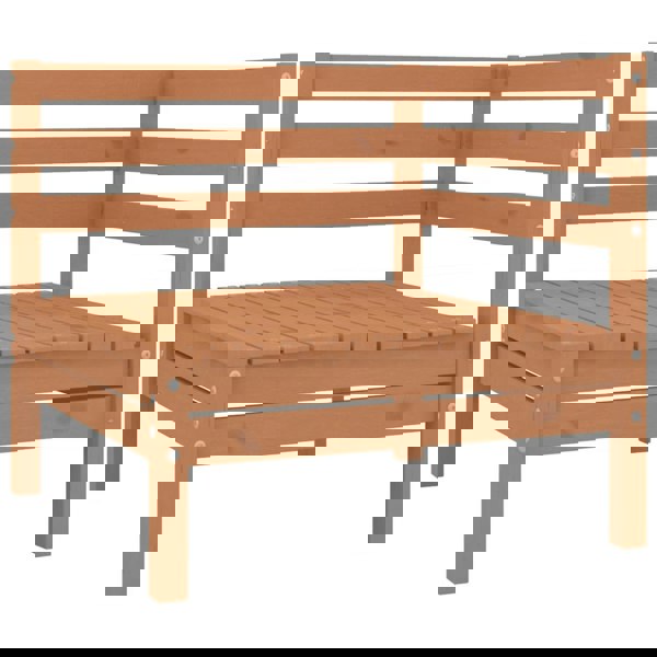 Berkfield 5 Piece Garden Lounge Set Solid Pinewood Honey Brown
