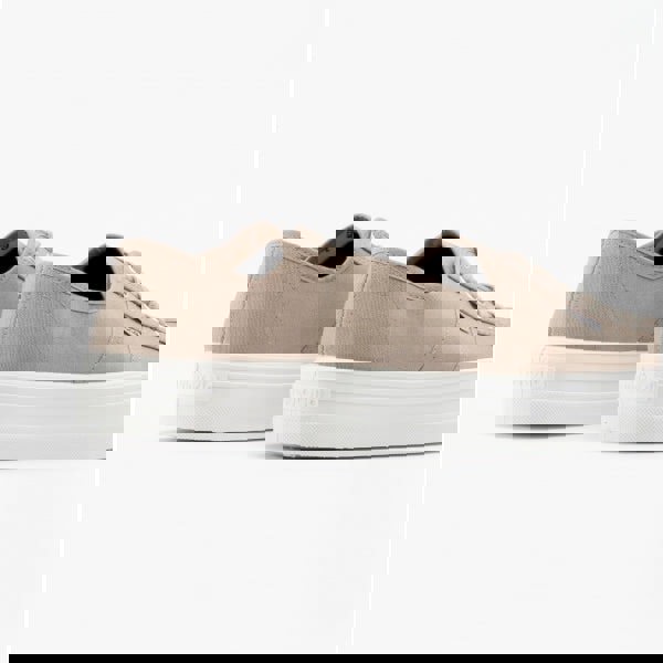 Victoria BARCELONA Womens Platform Canvas Trainers Beige