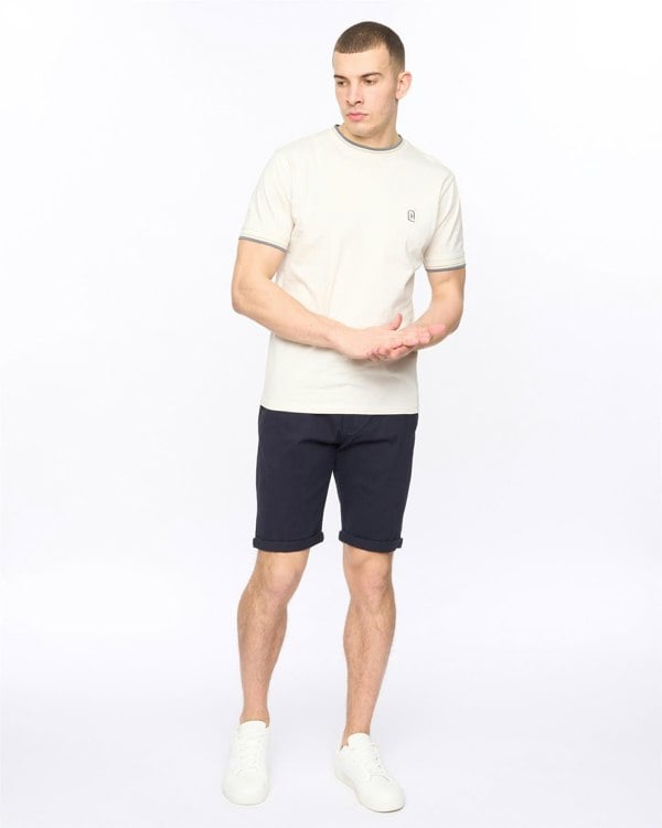 Crosshatch Sinwood Chino Shorts Navy