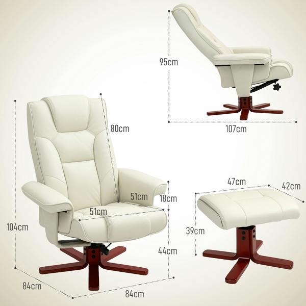 Recliner with Ottoman