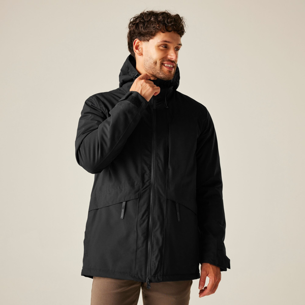 Regatta Mens Balaton Insulated Waterproof Jacket - Black