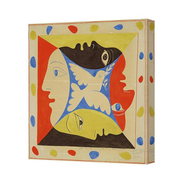 Benjamin Tate Design Contemporary Abstract Canvas Art Print With Gallery Wrapped Frame British Made