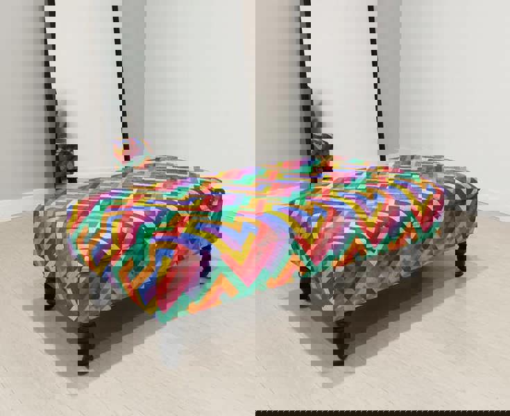 Trem Footstool window bay seat pouffe - ISTOOLS