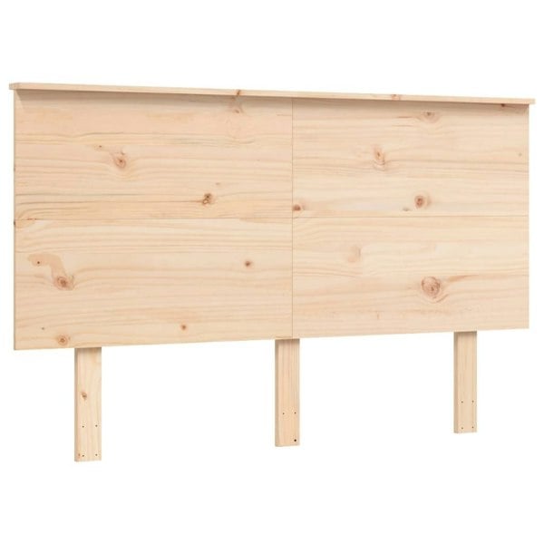 Berkfield Bed Frame with Headboard 140x200 cm Solid Wood