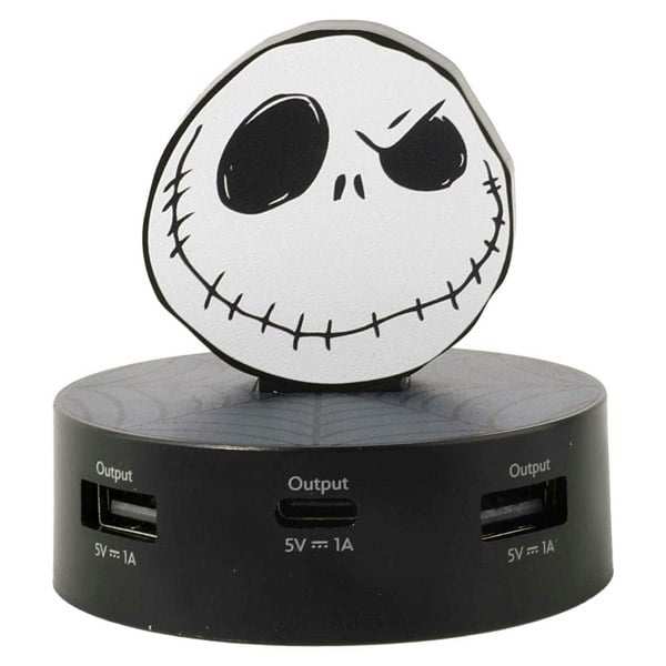 Quest | Nightmare Before Christmas USB charging Hub 2 USB-A & 1 USB-C Jack Web