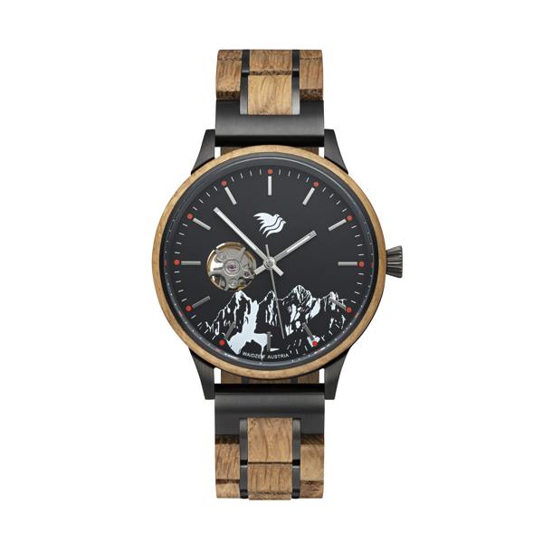 Waidzeit Dachstein Automatic Watch Wine Barrel Gentlemen - Limited Edition