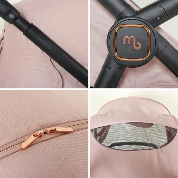 My Babiie MB170 Plus Pushchair - Pastel Pink