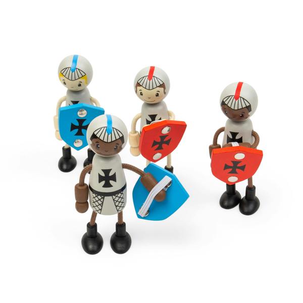 Bigjigs Toys Medieval Knights Dolls