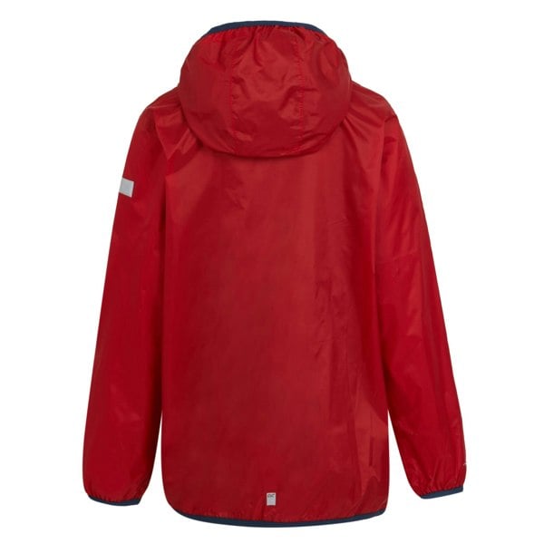 Regatta Great Outdoors Childrens/Kids Lever II Packaway Rain Jacket - Danger Red