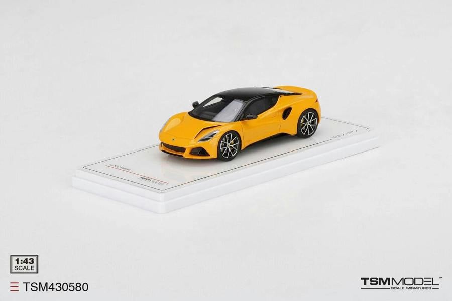 MCSlots Lotus Emira Hethel Yellow 1:43 Scale TSM430580