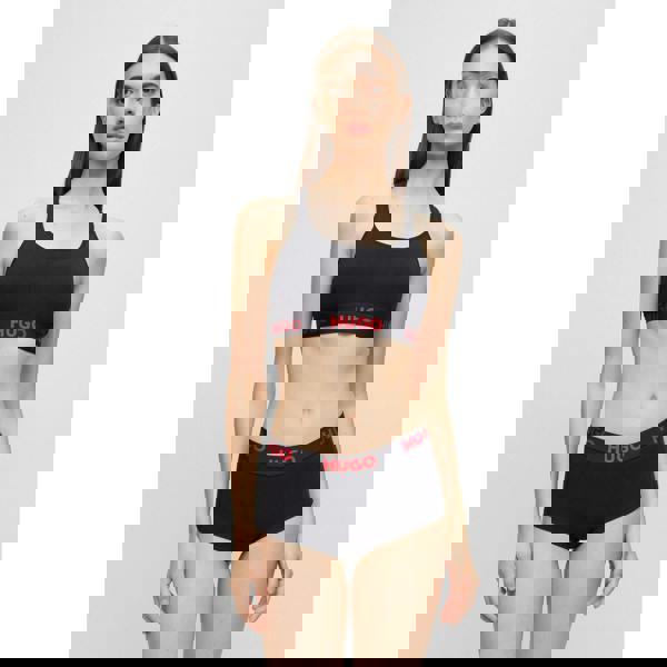 Hugo Womens/Ladies Padded Sports Bra - Black - 