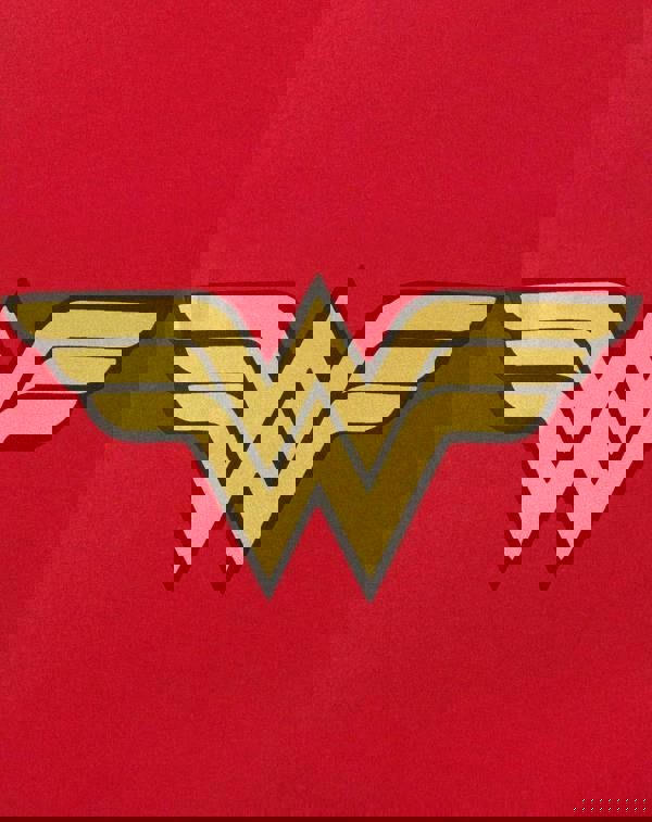 DC Comics Womens Red Logo Short Sleeved T-Shirt