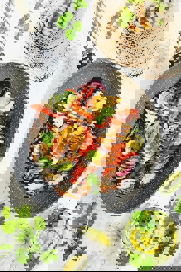 MasterClass 3pc Non-Stick Cast Aluminium Frying Set with 28cm Wok, 28cm Frying Pan and 28cm Crepe Pan