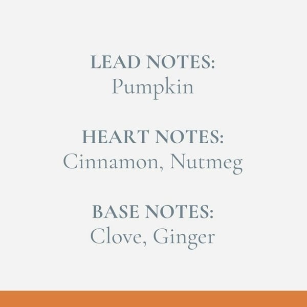 Fosse Living Pumpkin Spice Scented Candle