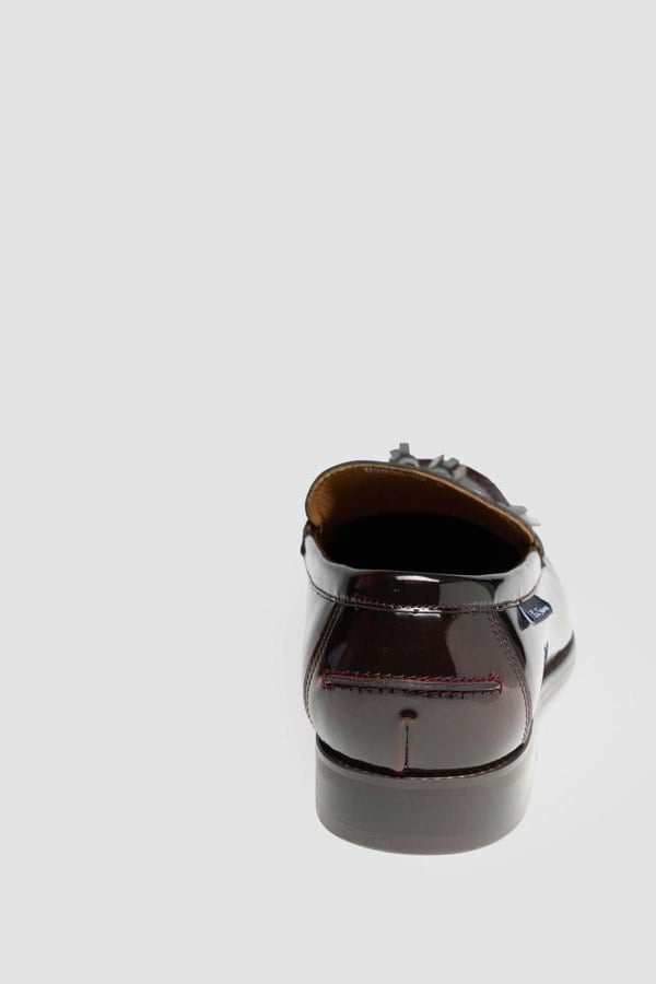 Ben Sherman Buster Leather Men's Burgundy Loafers