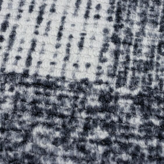 JVL Fiora Machine Washable Indoor Mat - 44 x 75cm - Muted Matrix