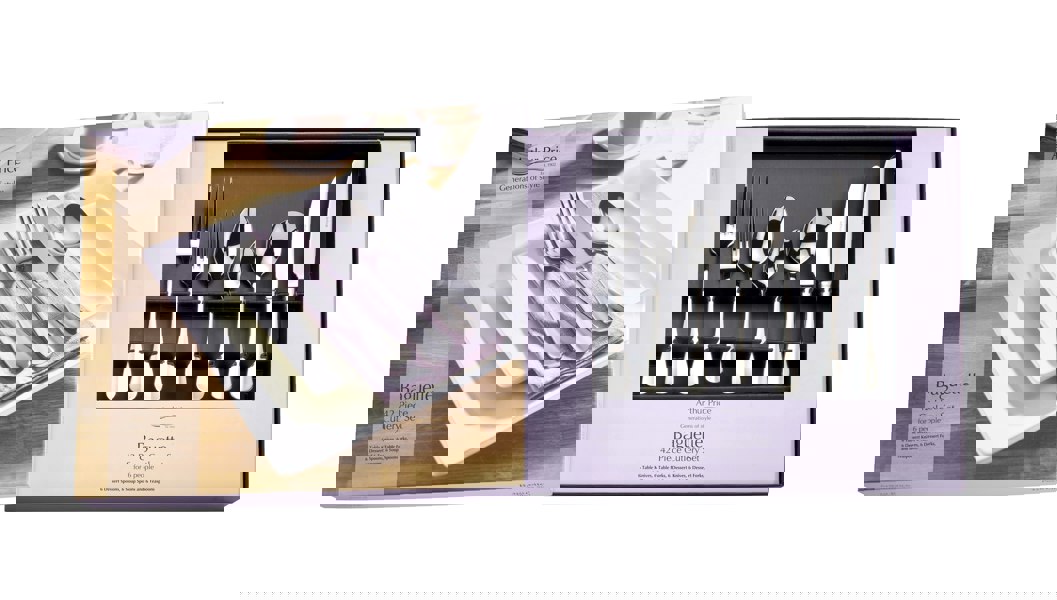 Arthur Price 'Baguette' 42 Piece 6 Person Boxed Cutlery Set