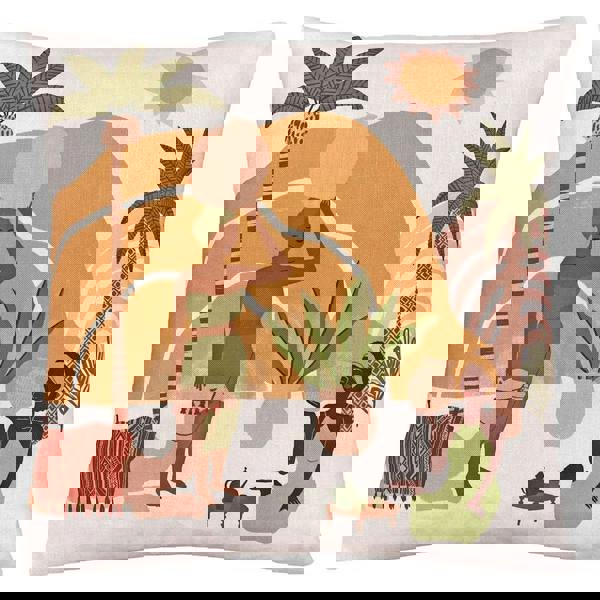 Furn Alia Abstract Cushion Cover - Sand