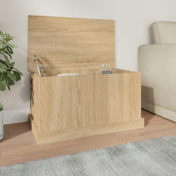 Berkfield Storage Box Sonoma Oak 70x40x38 cm Engineered Wood