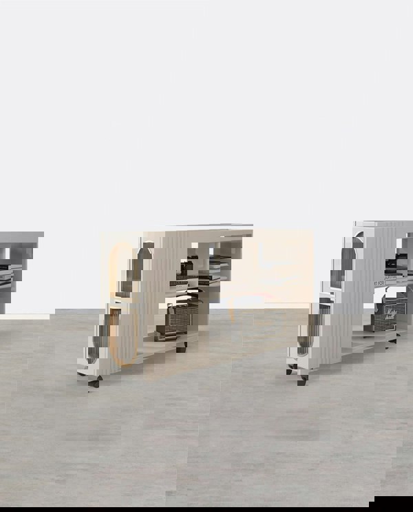 Weilai Concept Dulcie Side Table With Wheels, Hallway Storage