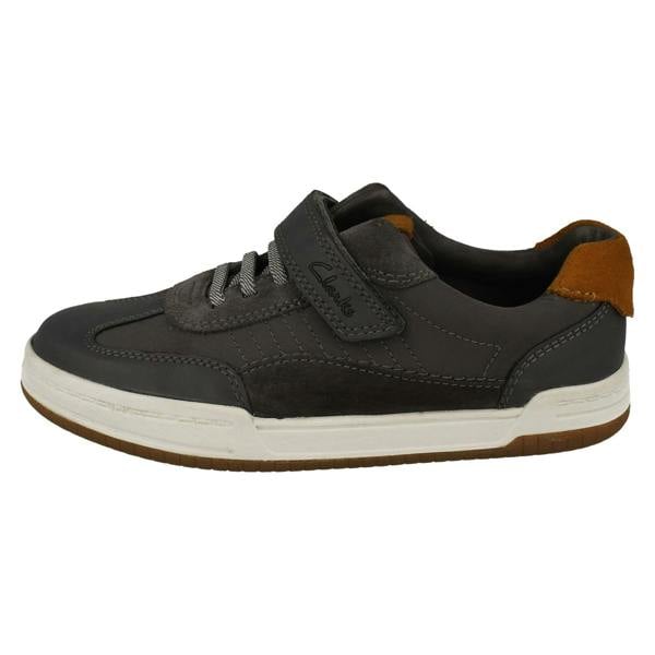 Clarks Boys Clarks Low-Top Sporty Style Trainers - Fawn Family