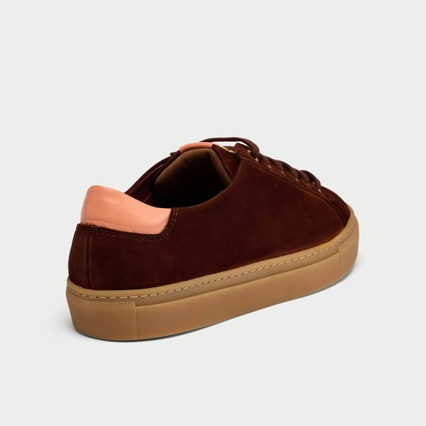 Calla Star Trainers for Bunions & Wide Feet - Chocolate Suede