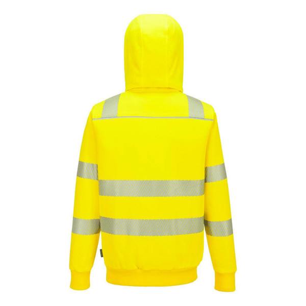 PW321 Hi-Vis Zipped Winter Hoodie Portwest