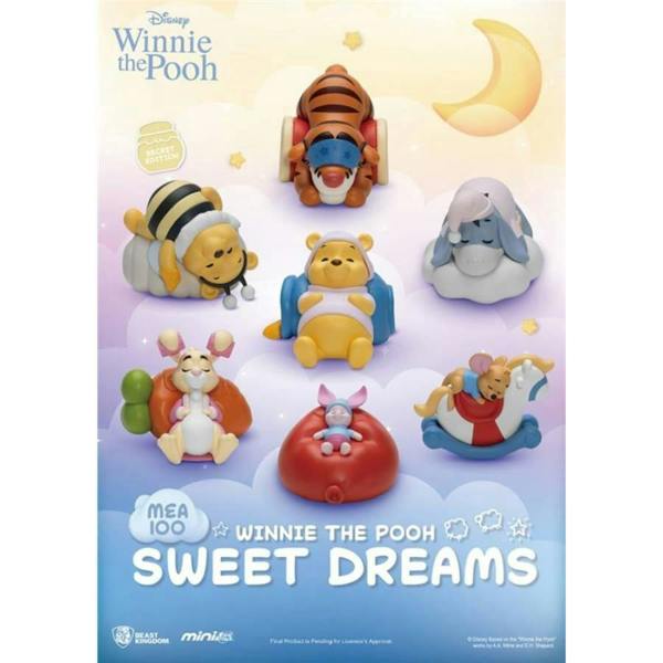Disney: Winnie the Pooh Sweet Dreams Beast Kingdom Mini Egg Attack Figure Blind Box (One Random Box Supplied)