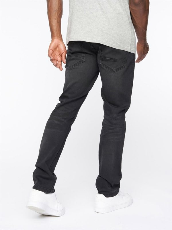 Crosshatch Svelte Slim Fit Stretch Jeans Black Wash