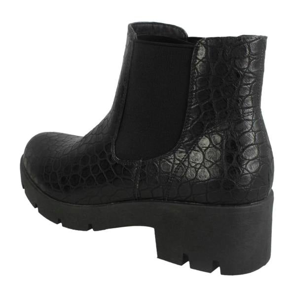 Spot On Ladies Spot On Chunky Ankle Boots F50986