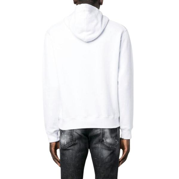 Dsquared2 Pac Man Cool Fit White Hoodie L