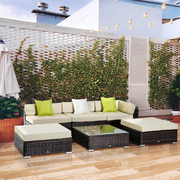 Rattan Sofa Set