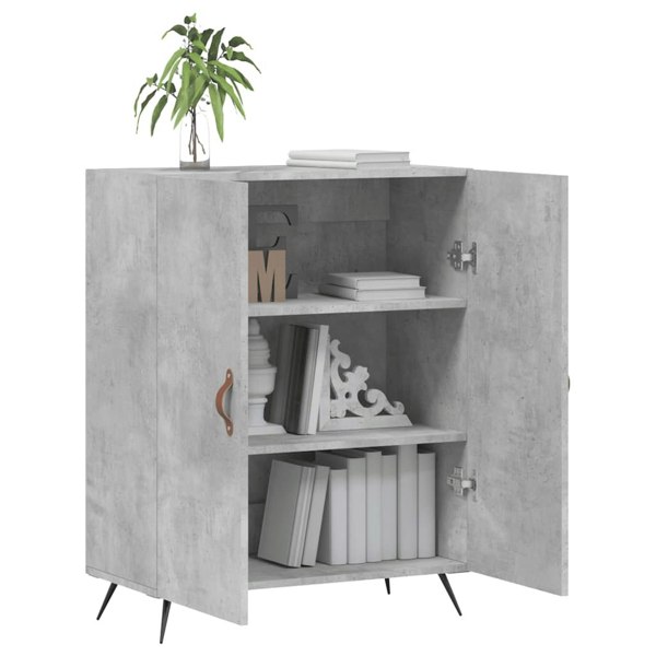 Berkfield Sideboard Concrete Grey 69.5x34x90 cm Engineered Wood