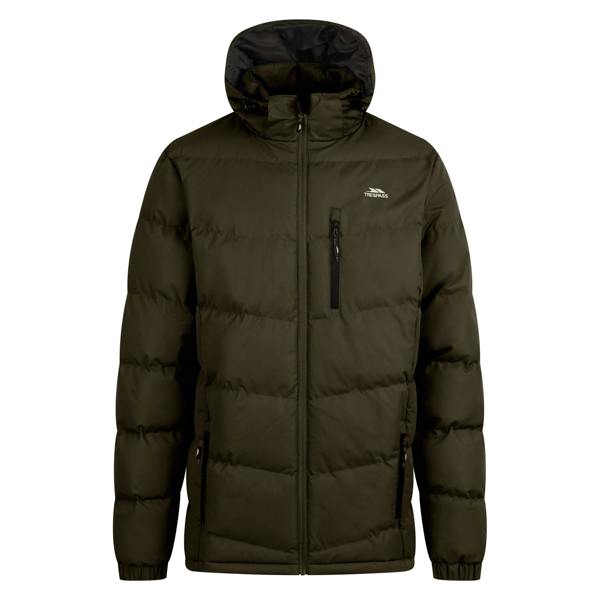 Trespass Mens Blustery Padded Jacket - Dark Vine - 