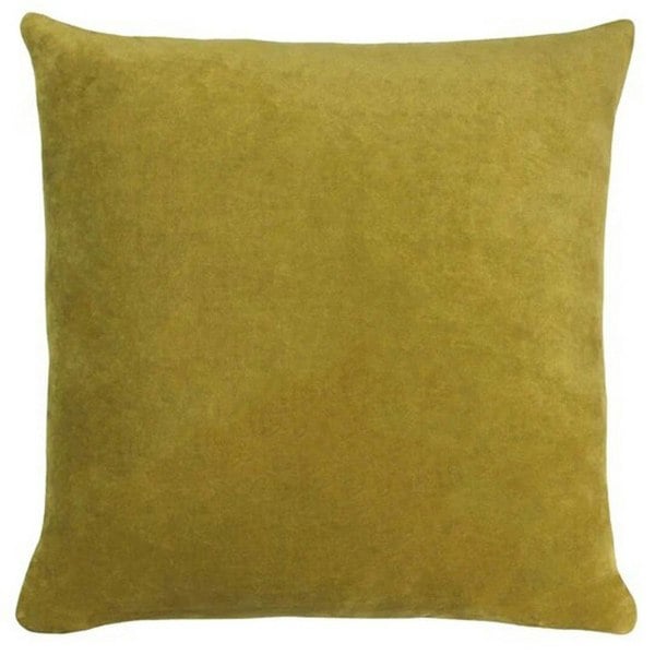 Furn Solo Velvet Square Cushion Cover - Olive