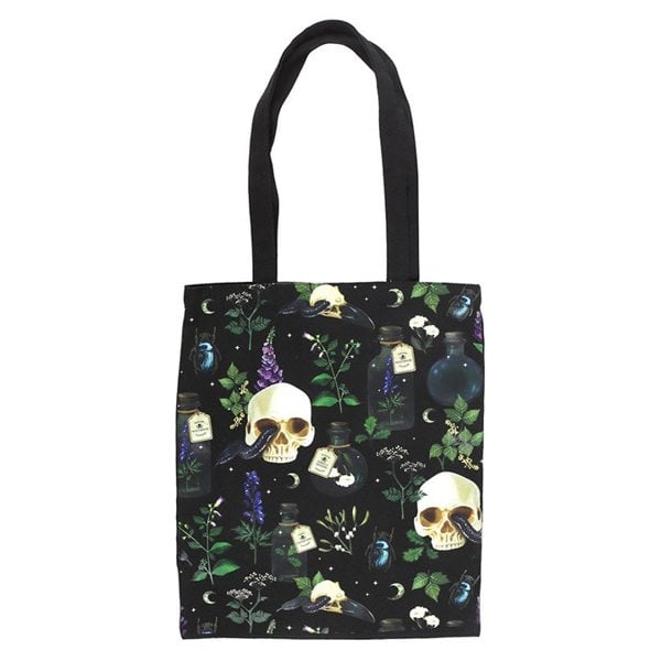 Serano Venom & Vines Print Polycotton Tote Bag